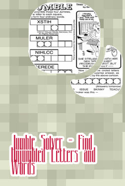 Jumble word solver online