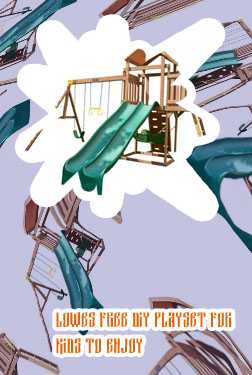 Lowes playground set