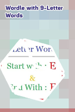 Nine letter word game